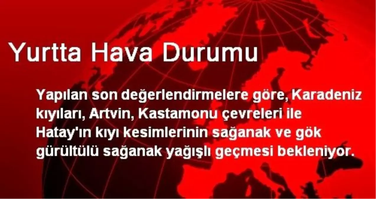 Yurtta Hava Durumu