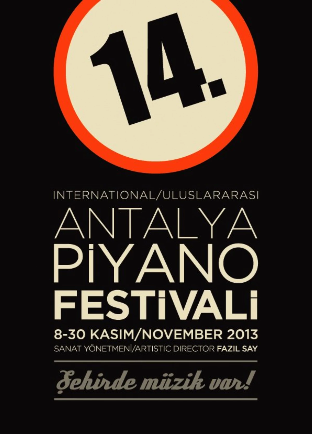 14. Uluslararası Antalya Piyano Festivali Kasım\'da Başlıyor