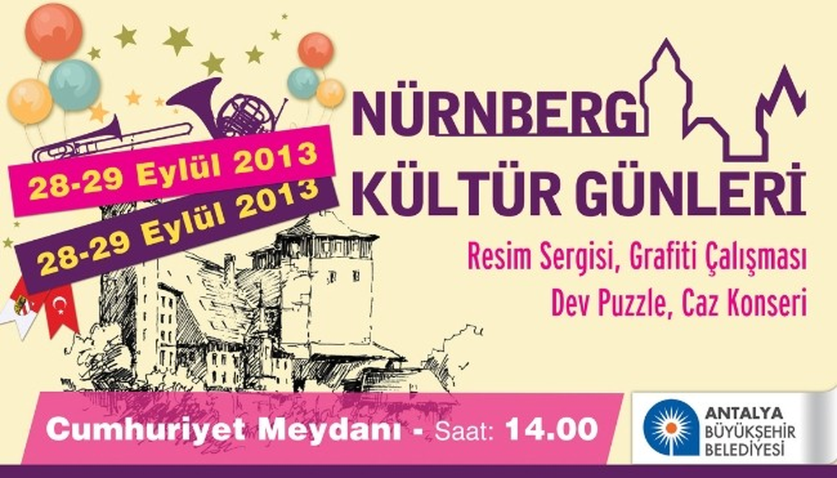 Antalya\'da Nürnberg Kültür Günleri Başlıyor