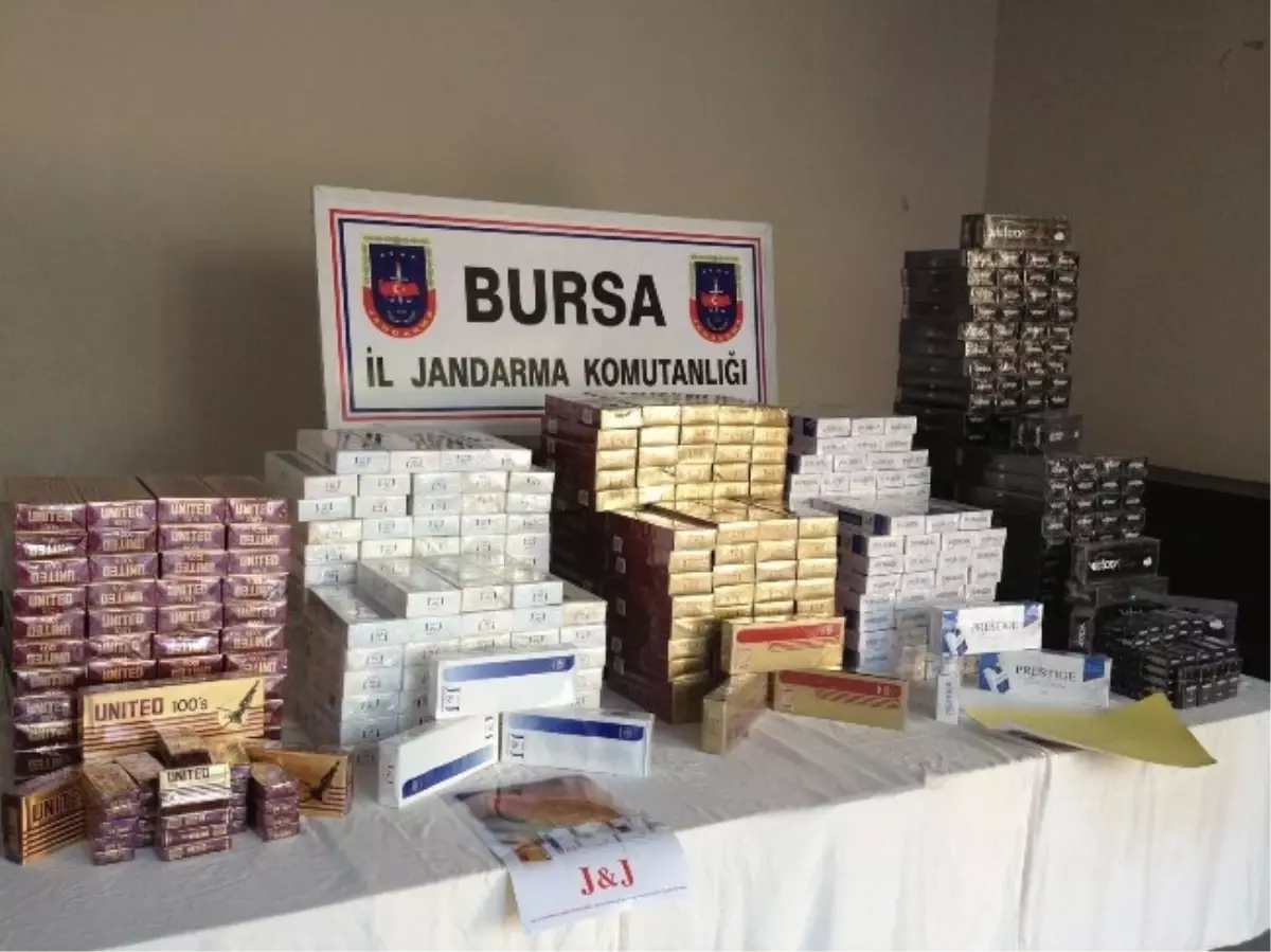 Bursa\'da 9 Ayda 46 Bin Kaçak Sigara Ele Geçirildi