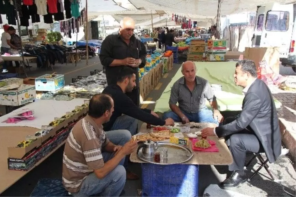 CHP Malatya Milletvekili Ağbaba Pazar Esnafının Sorunlarını Dinledi