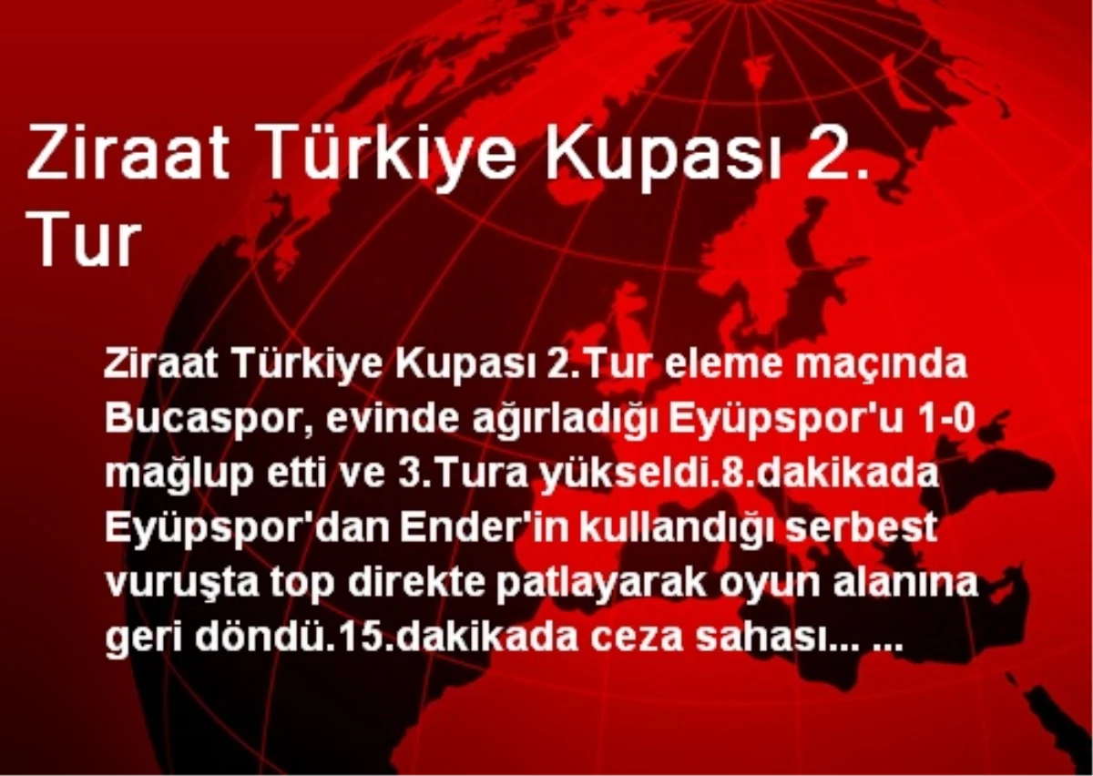 Ziraat Türkiye Kupası 2. Tur