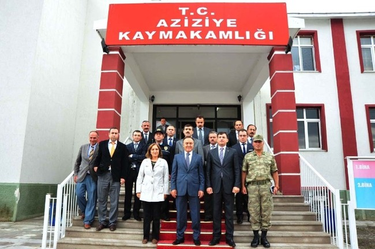 Vali Altıparmak\'tan, Aziziye Kaymakamı Öz ve Dap Başkanı Demir\'e Ziyaret
