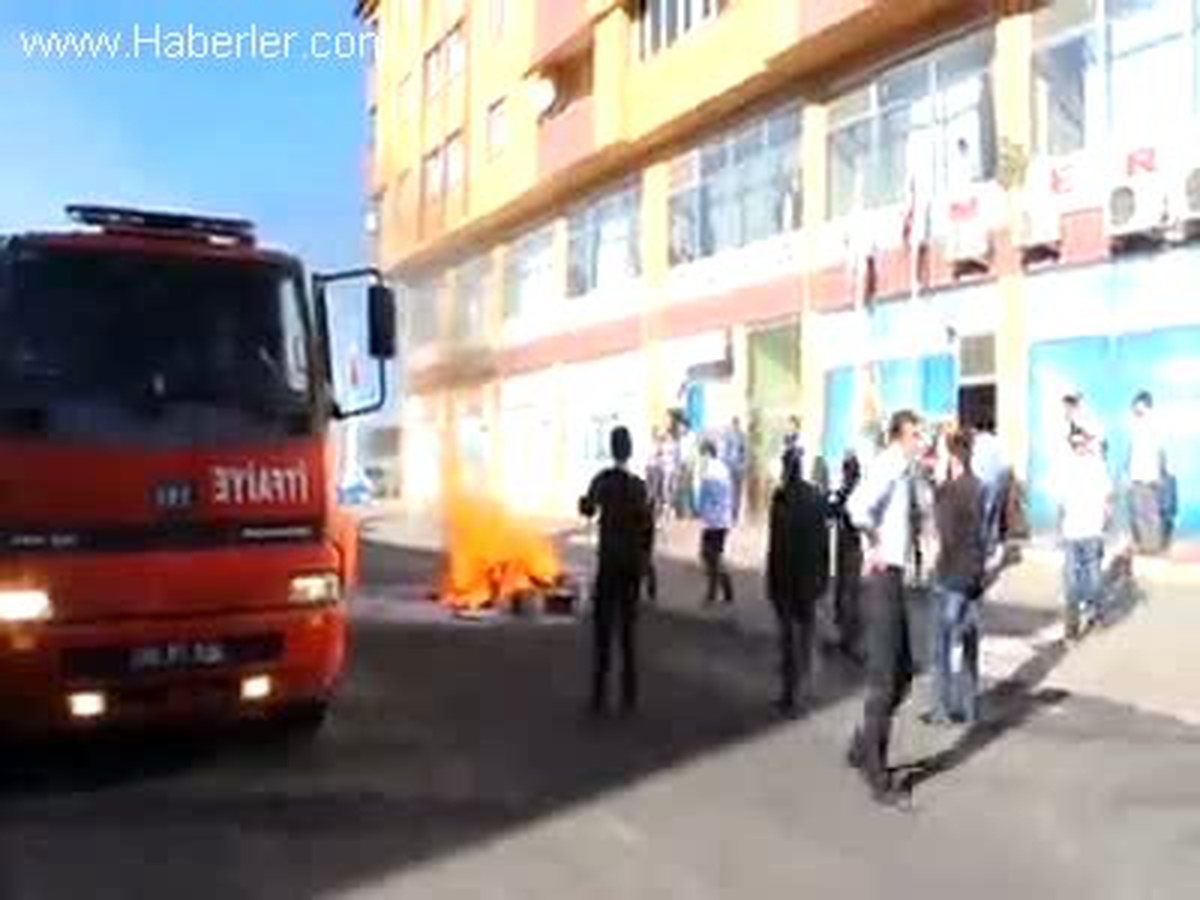 Ağrı Ağız ve Diş Sağlığı Merkezi\'nde yangın tatbikatı AĞRI