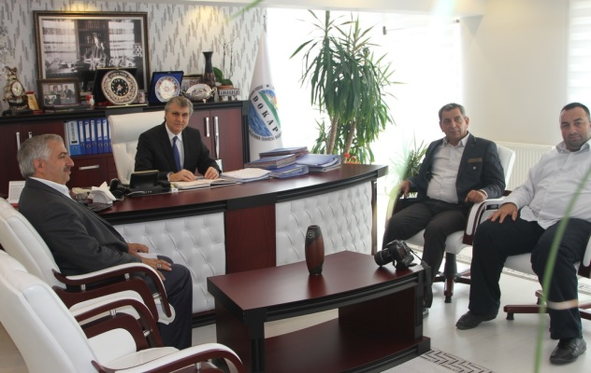 Dokap Başkanı Ekrem Yüce\'ye Dostlarından Anlamlı Ziyaret