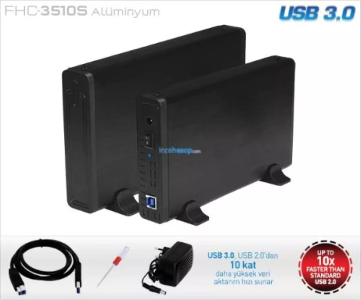 Frisby Fhc-3510s 3.5 İnch Usb 3.0 Sata Aluminyum Hdd Kutusu