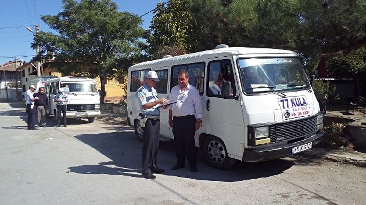 Kula\'da Servisler Denetlendi