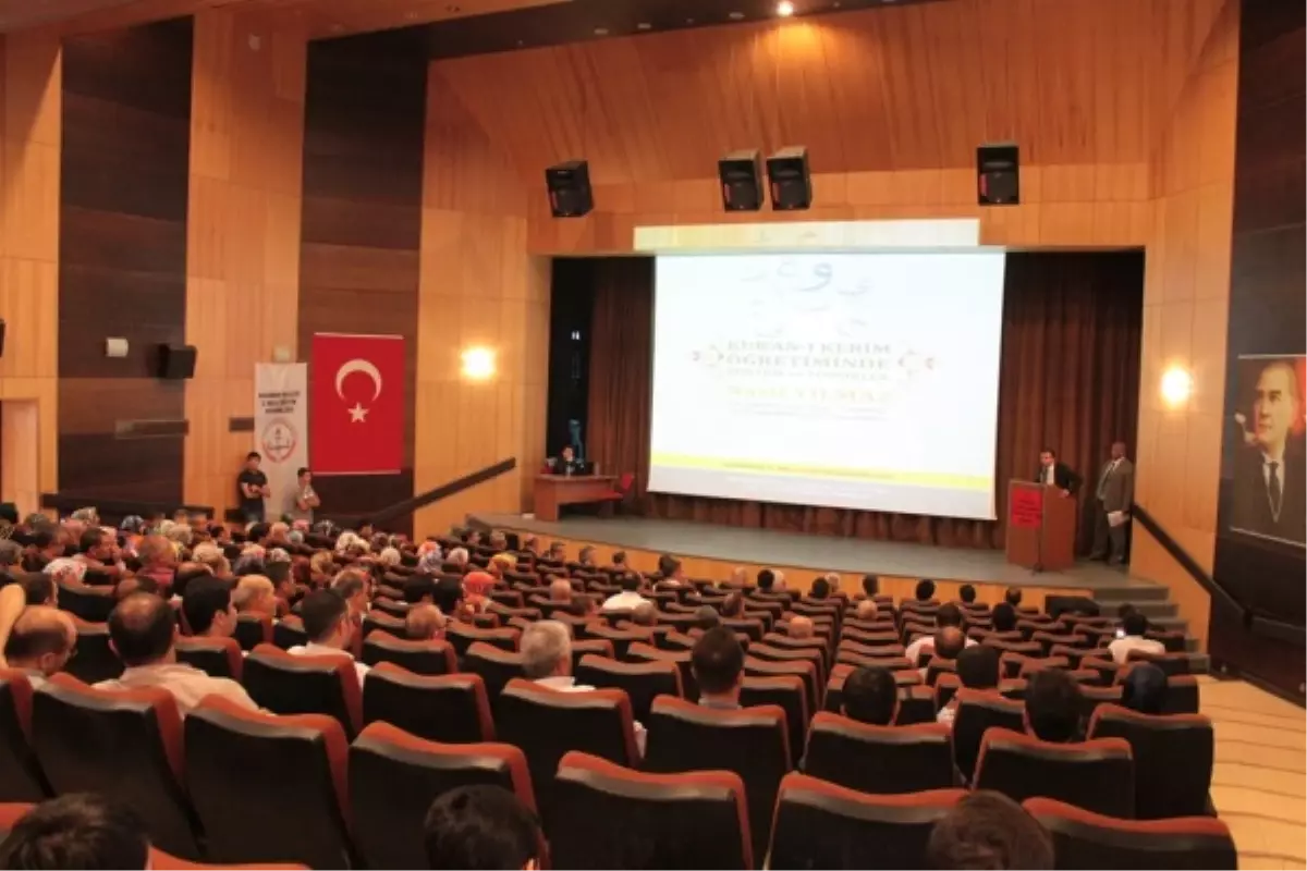 Milli Eğitimden Din Kültürü Öğretmenlerine Seminer
