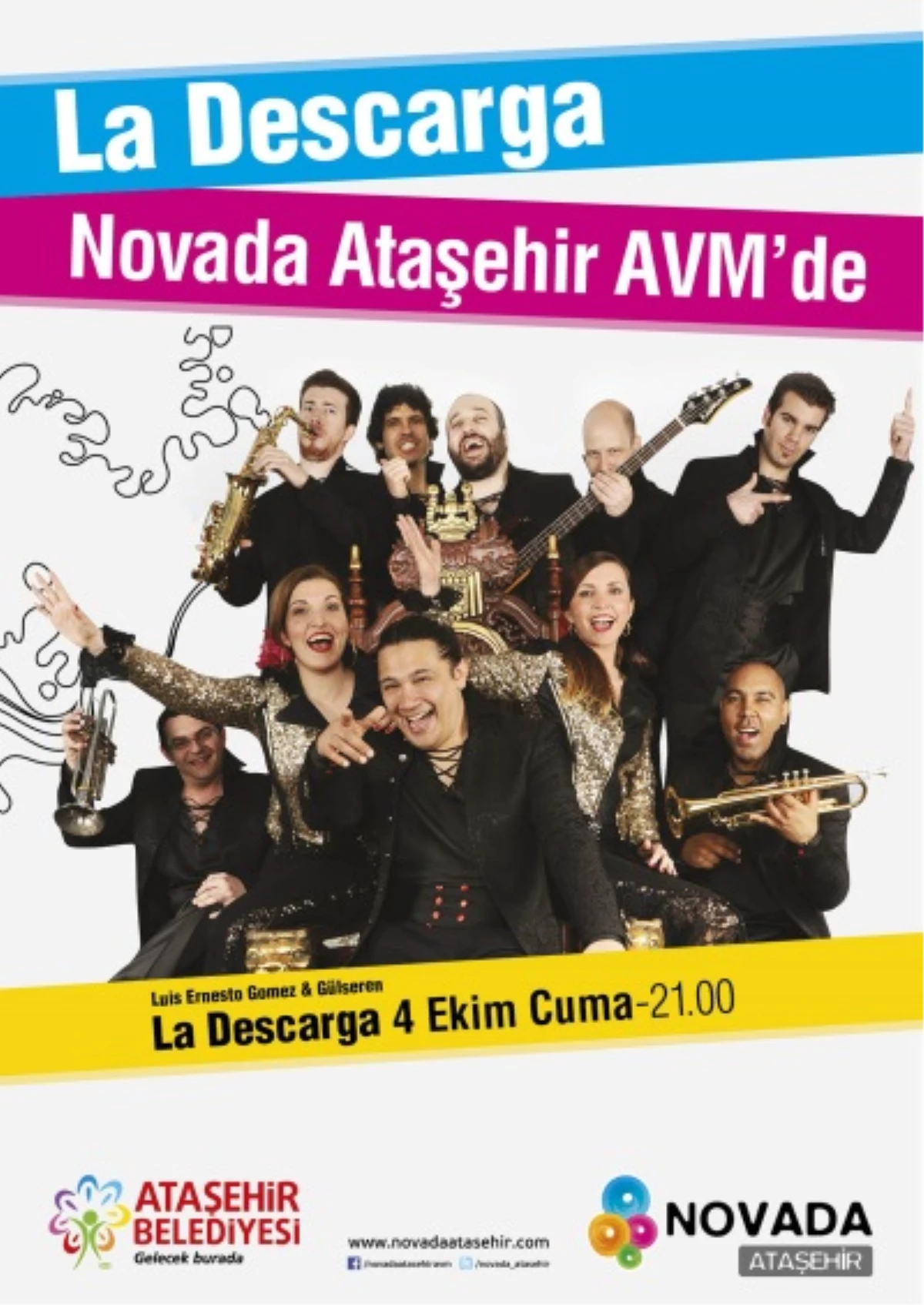 Novada Ataşehir AVM\'de La Descarga ile Latin ve Jazz Gecesi