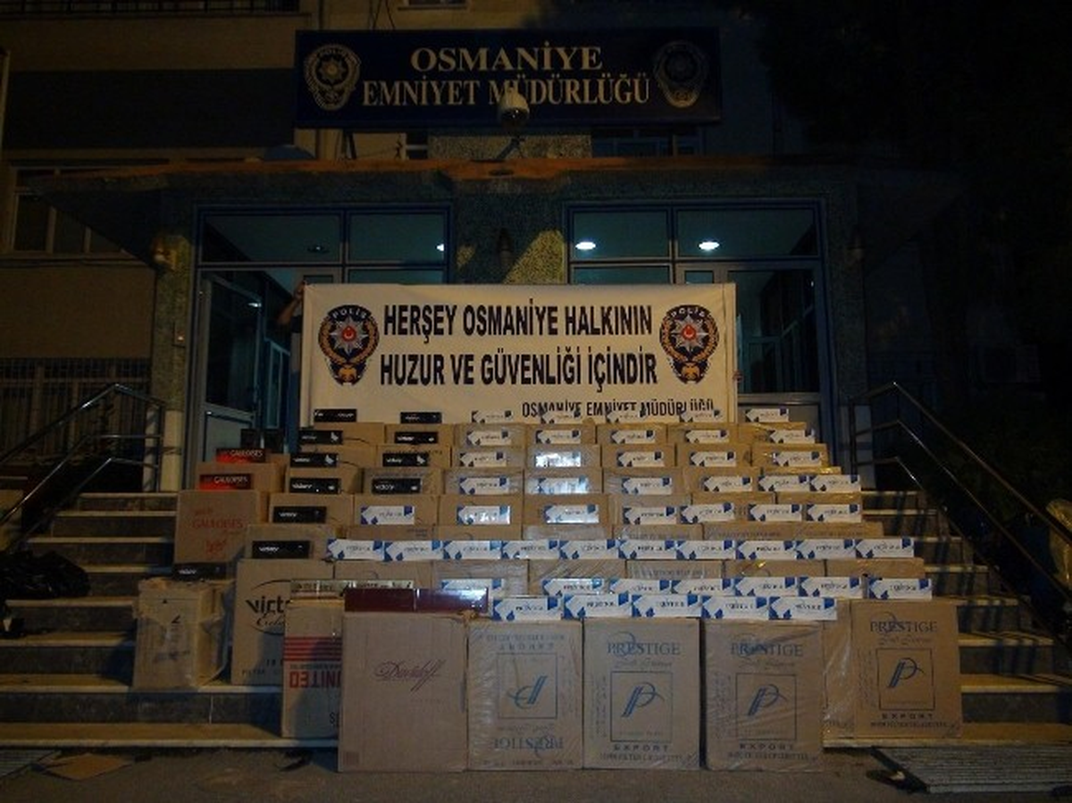 Osmaniye\'de Kaçak Sigara Operasyonu