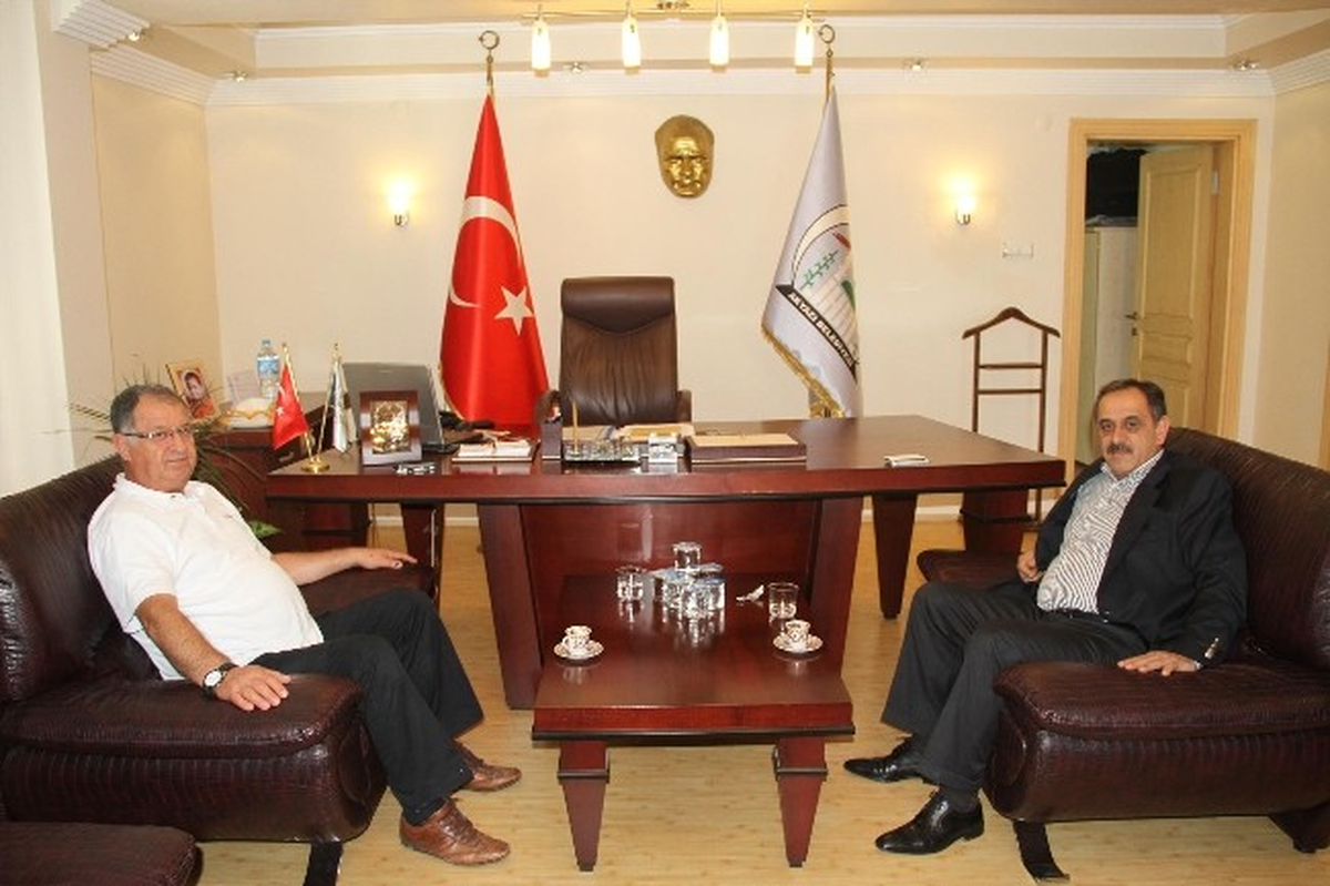 TRT Denetim Daire Başkanı Mehmet Alkaş, Başkan Yazıcı'yı Ziyaret Etti