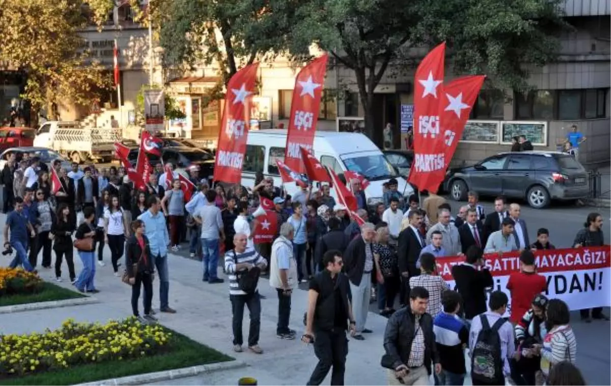 Özelleştirme Yürüyüşünde \'Her Yer Taksim\' Sloganına Müdahele (2)