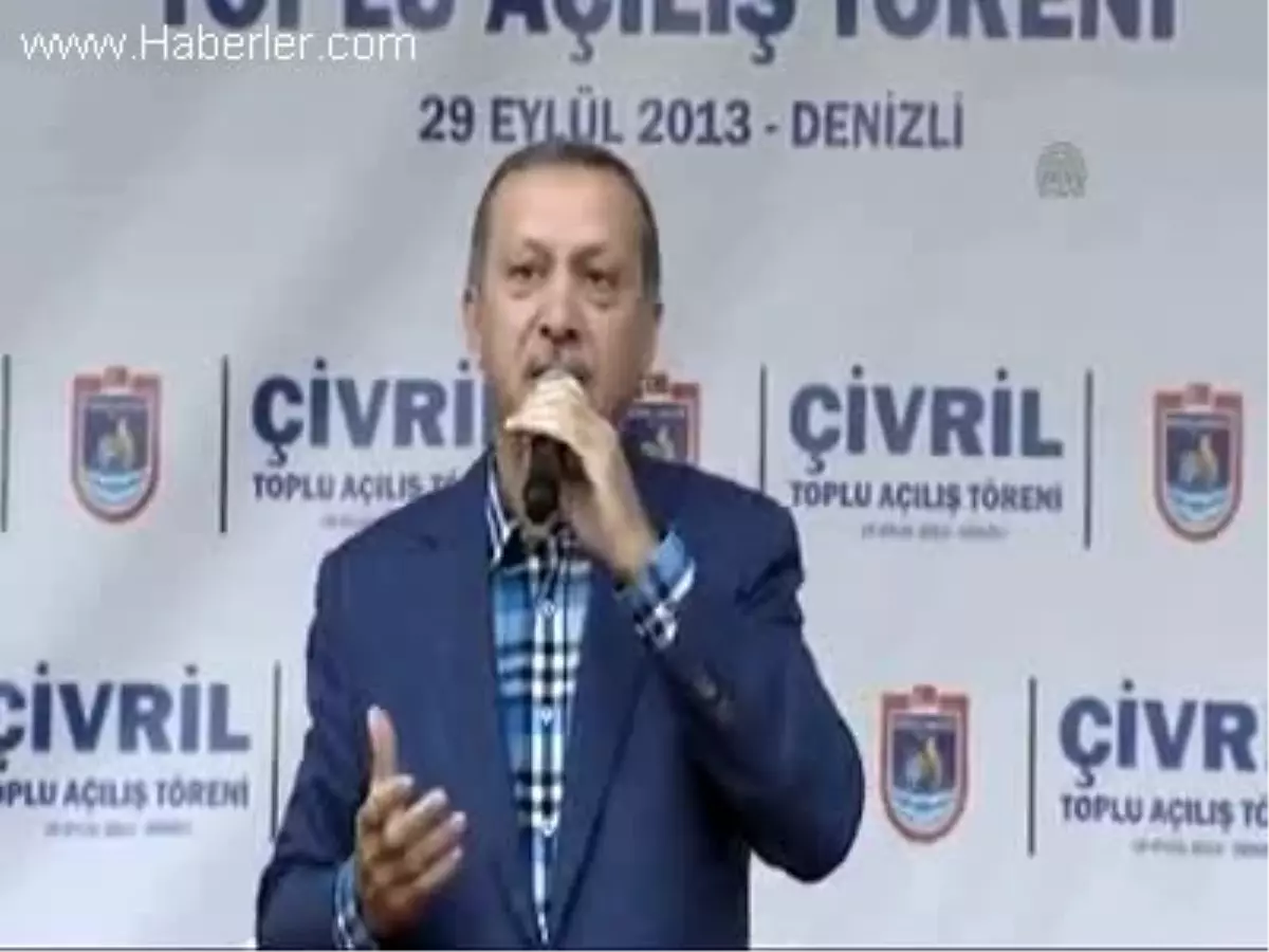 Erdoğan: \'\'Biz bu köprüyü yapacağız\'\' DENİZLİ