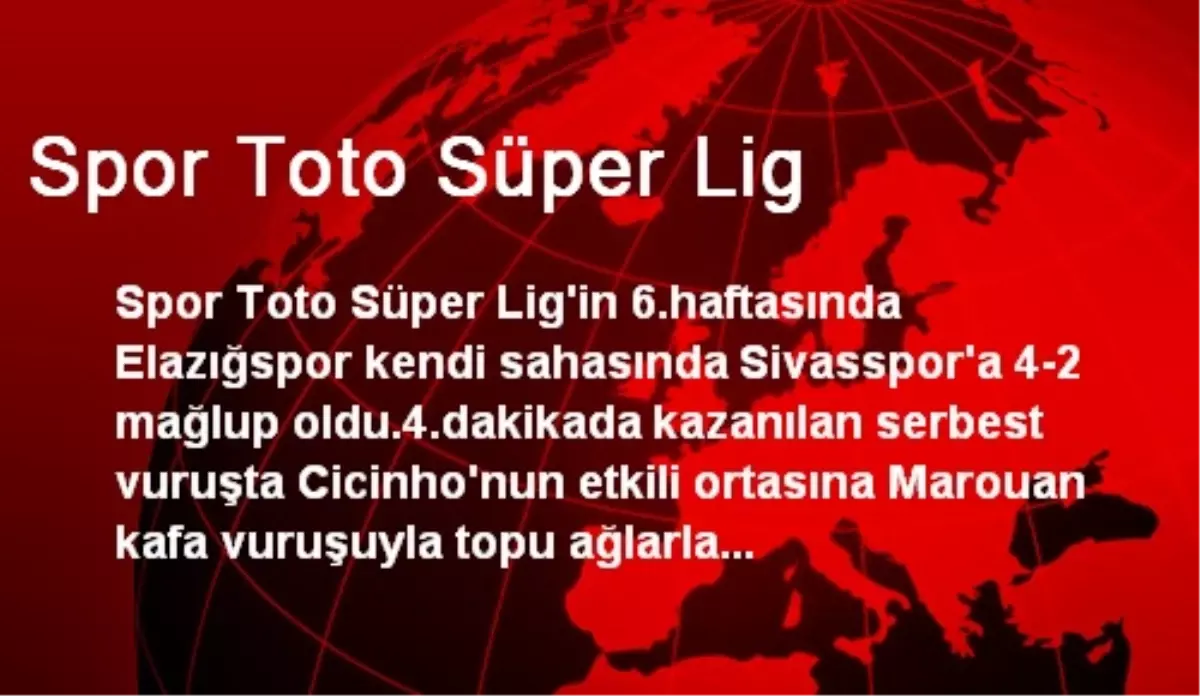 Spor Toto Süper Lig