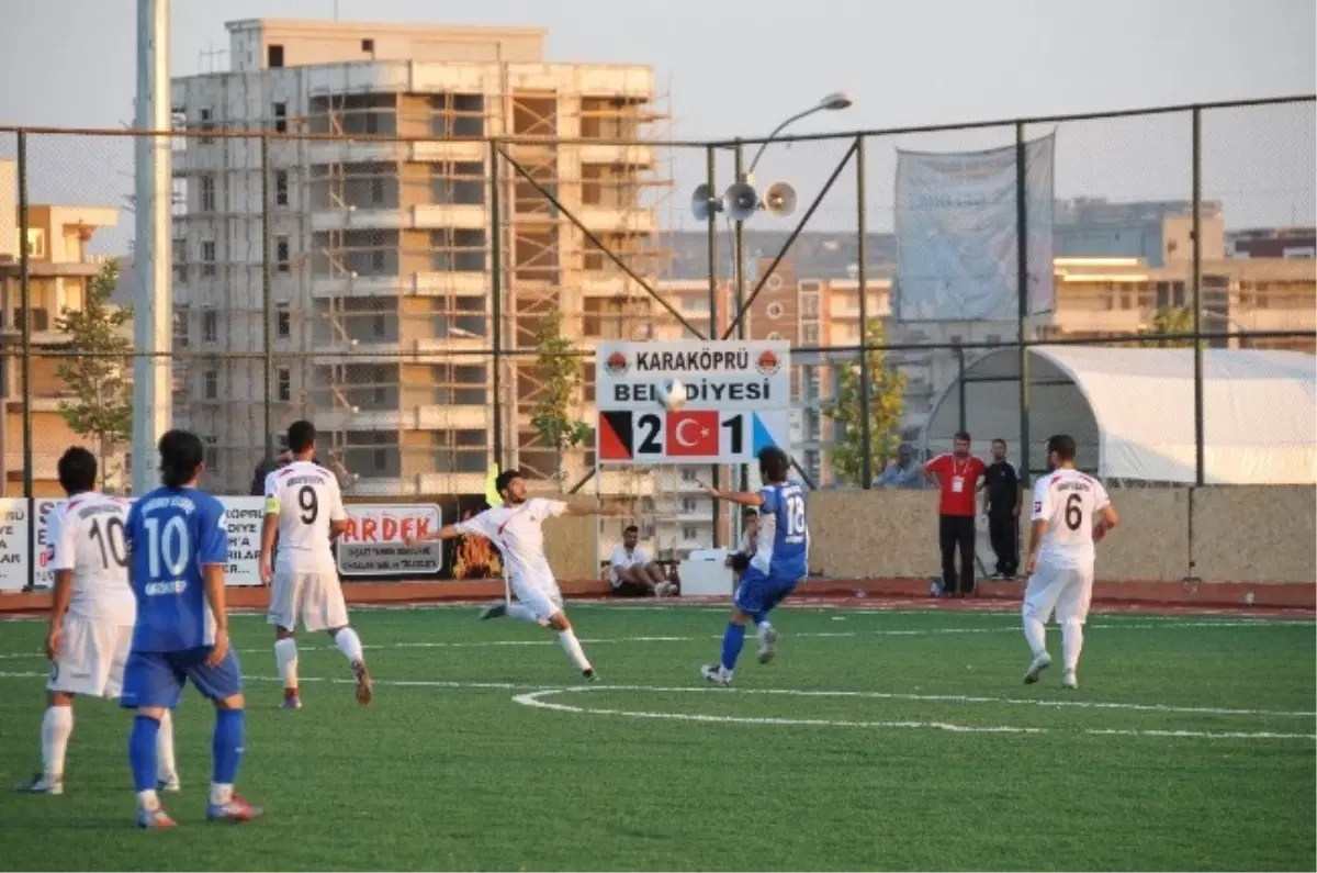 Karaköprü Belediyespor Şahinbey Belediyespor\'u 2-1 Yendi