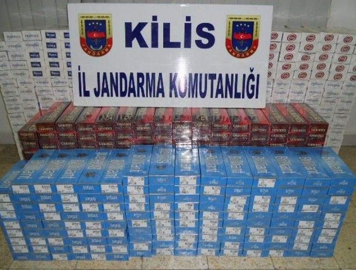 Kilis\'te 15 Bin Paket Kaçak Sigaraya 3 Gözaltı