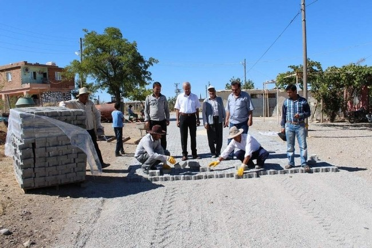 Kuştepe Köyünün Yolları Kilitli Parke Taşı İle Döşendi
