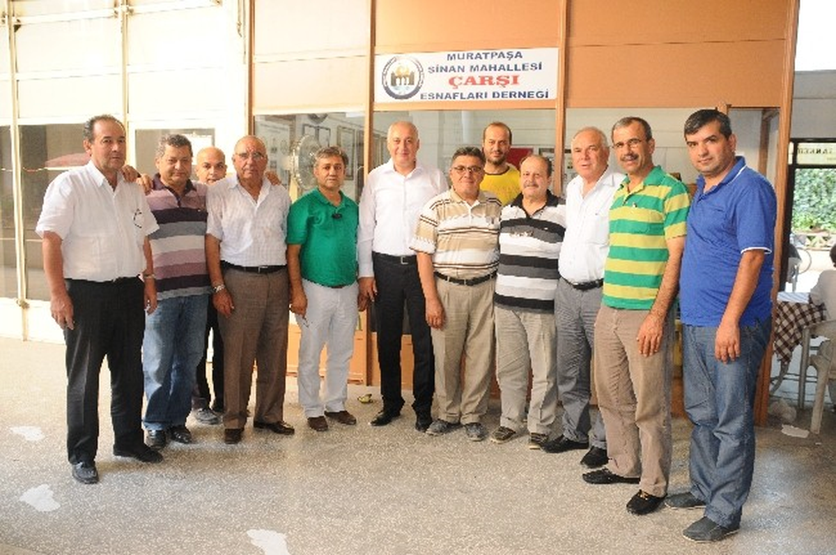 Sevimçok\'tan Sinan Mahallesi Çarşı Esnafları Derneği\'ne Ziyaret