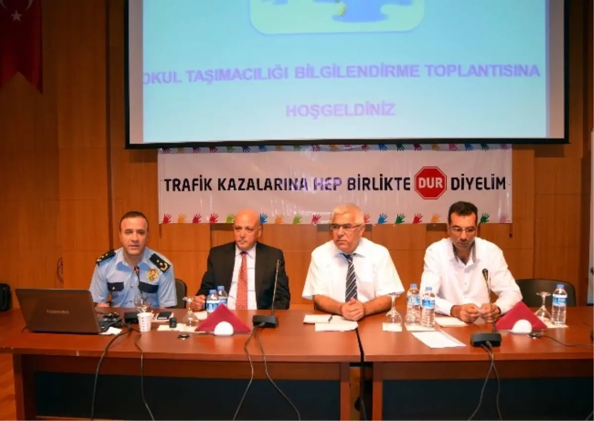 Trafik Denetlemeden \'Okul Taşımacılığı\' Bilgilendirme Toplantısı