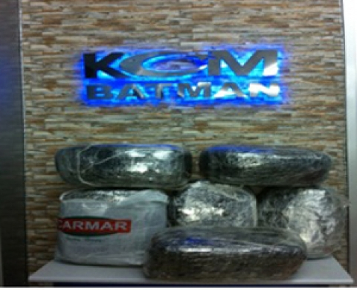 Batman\'da 37 Kilo Esrar Ele Geçirildi
