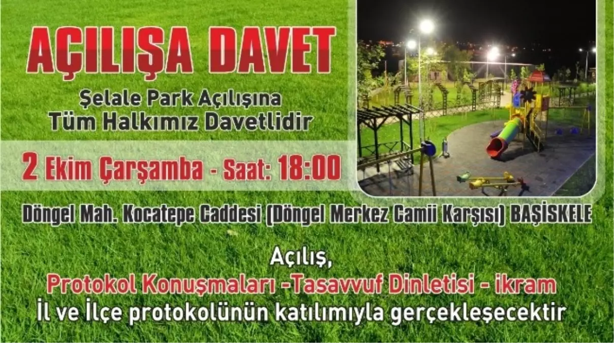 Başiskele\'de Şelale Park Açılıyor