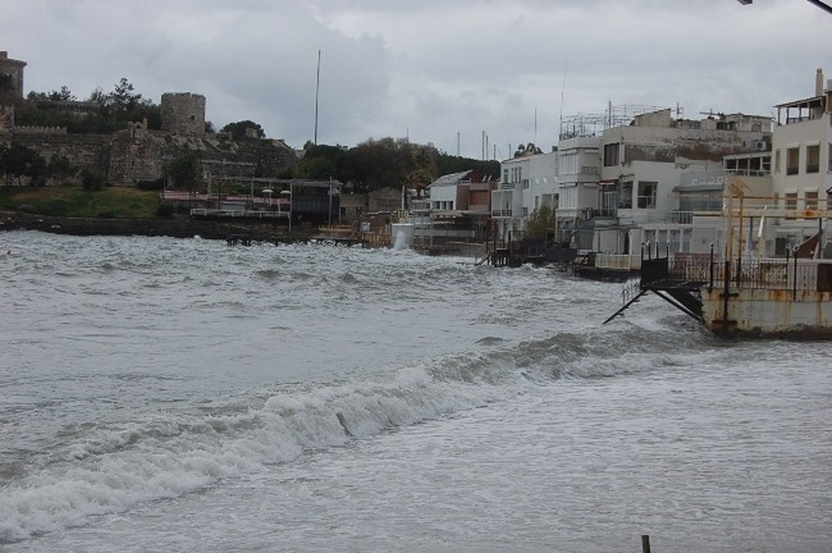 Bodrum\'da Sağanak Yağış