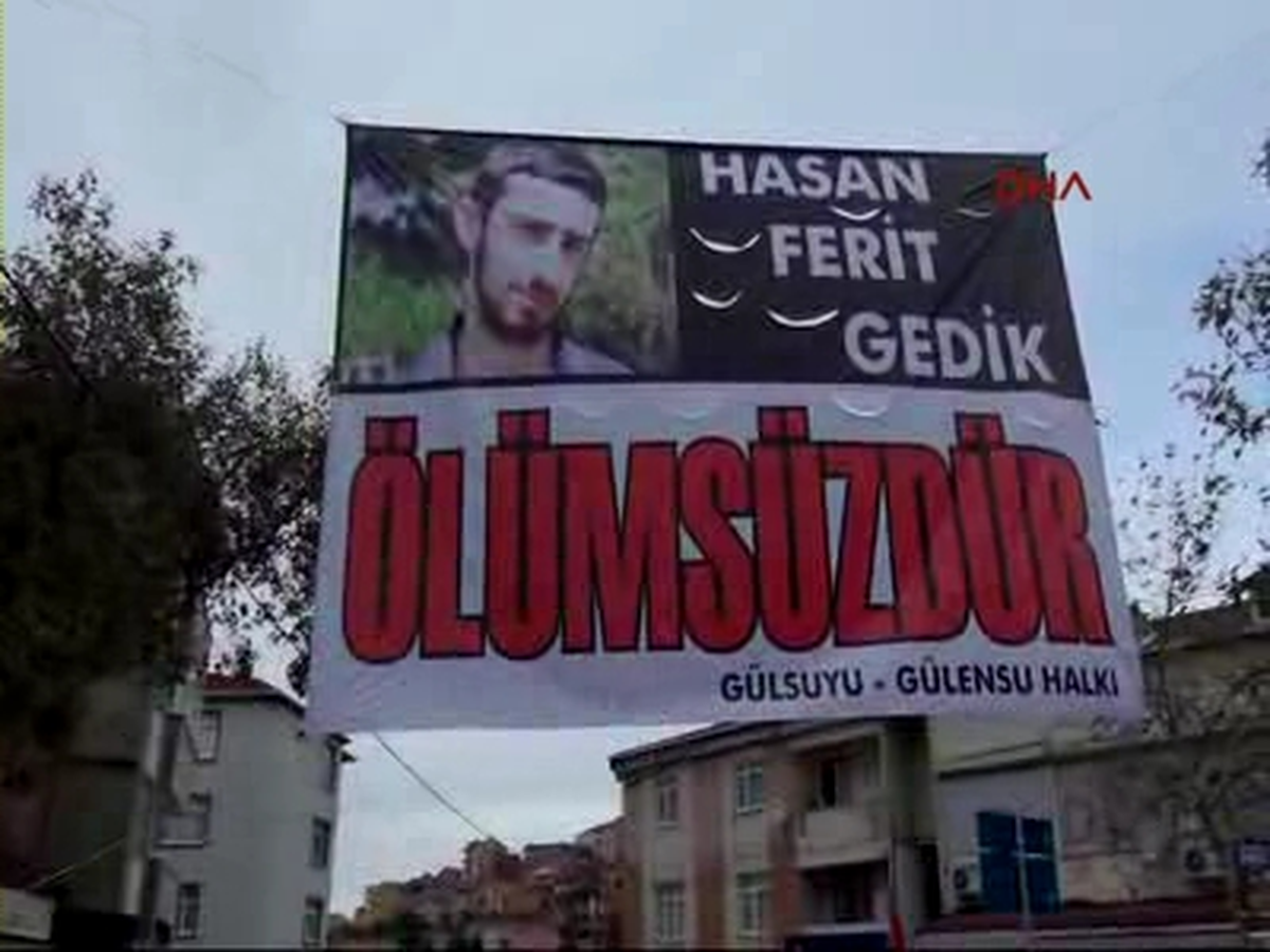 Gülsuyu\'nda Gedik İçin Anma Töreni