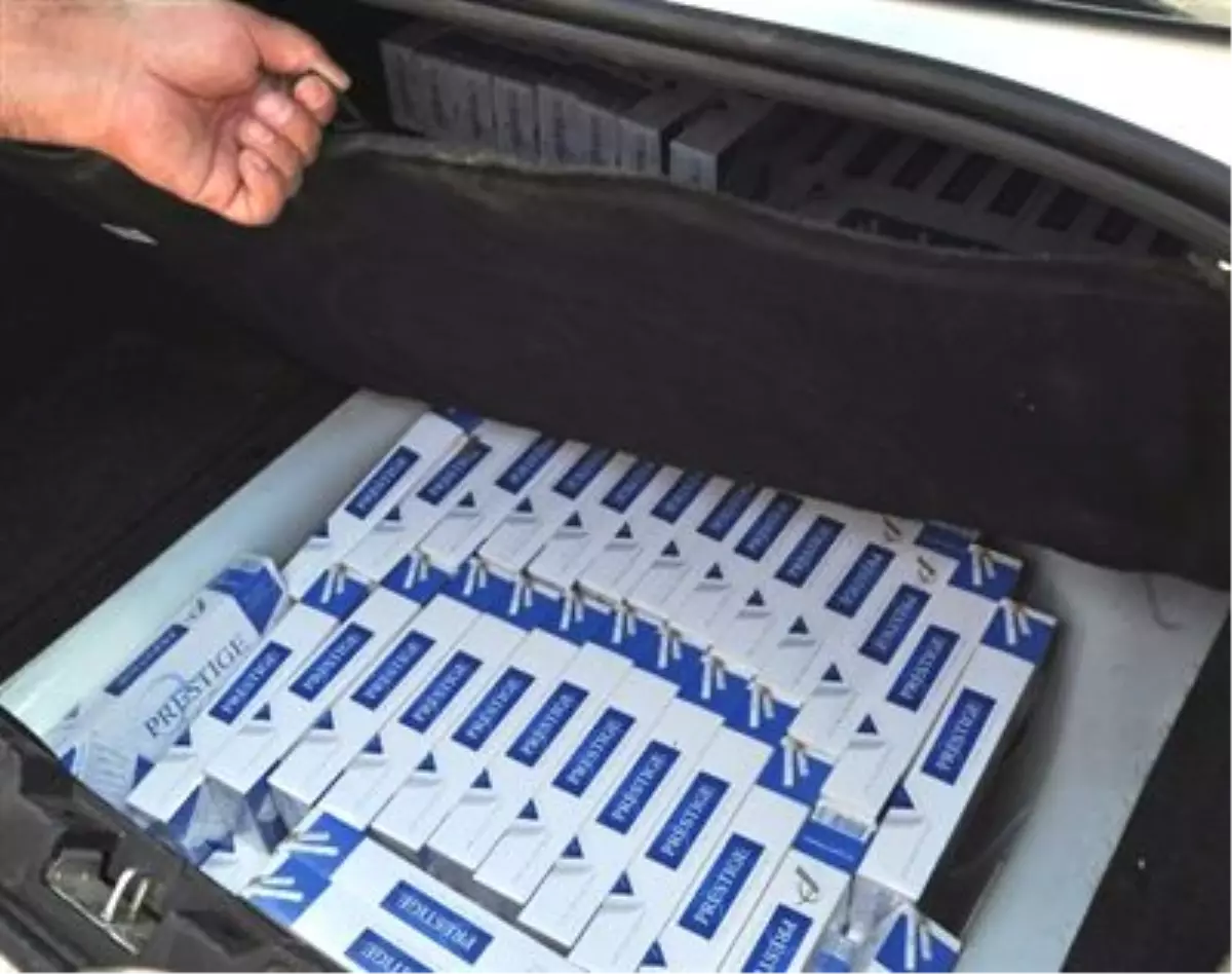 Kağızman\'da 9 Bin Paket Kaçak Sigara Ele Geçrildi