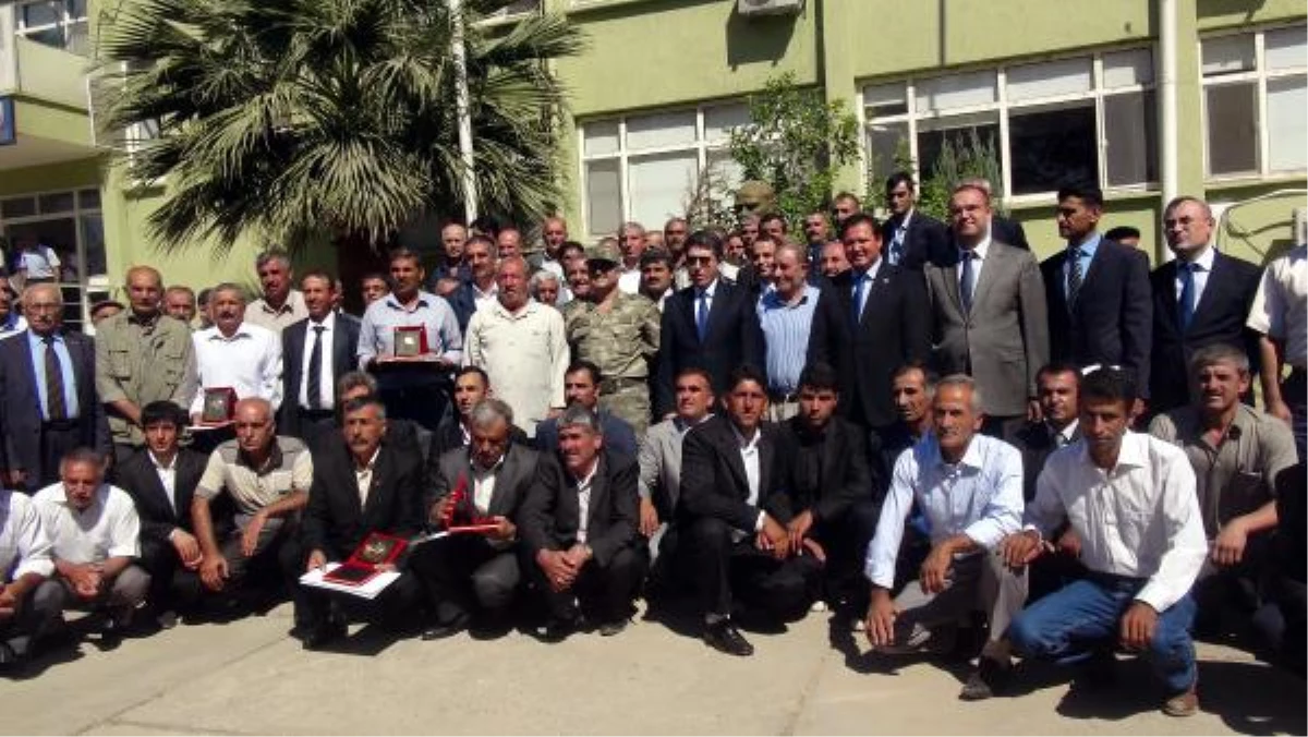 Mardin\'de Emekli Olan 30 Korucu İçin Tören
