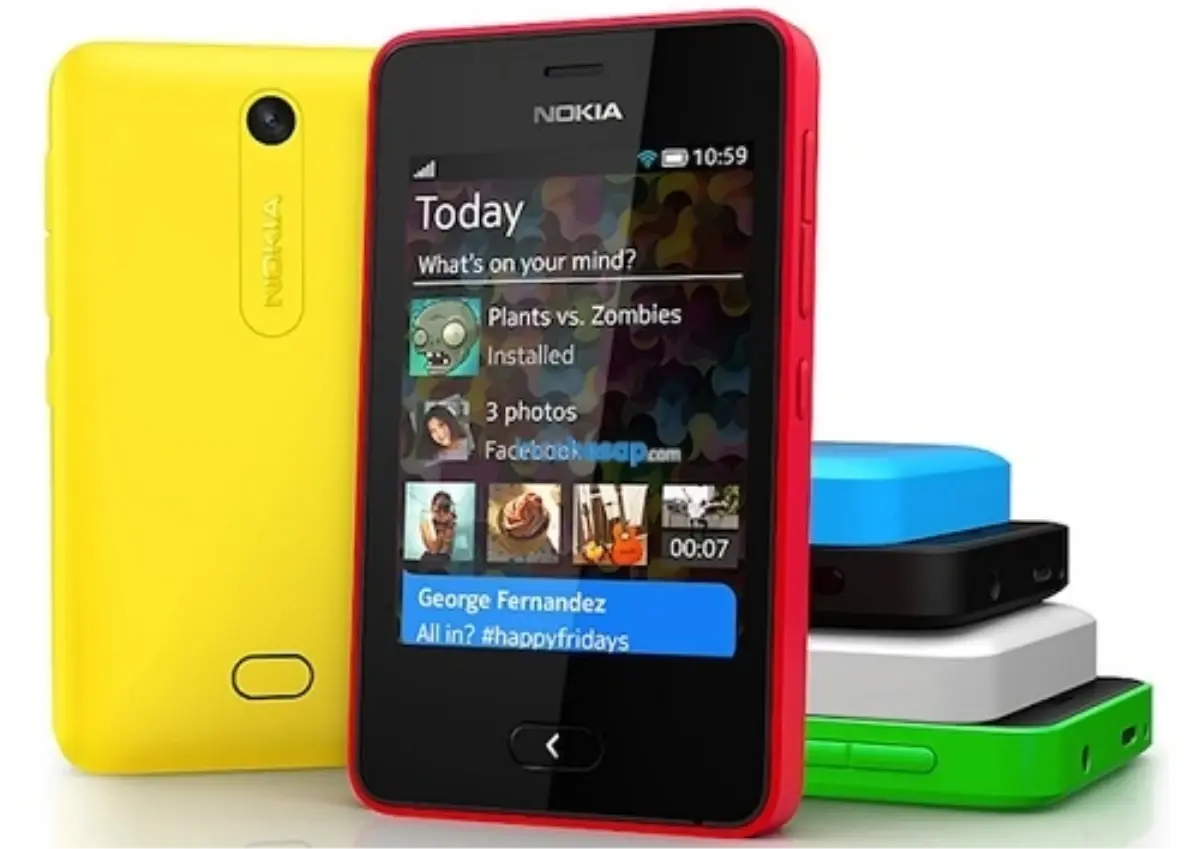 Nokia Asha 501 Mavi Cep Telefonu