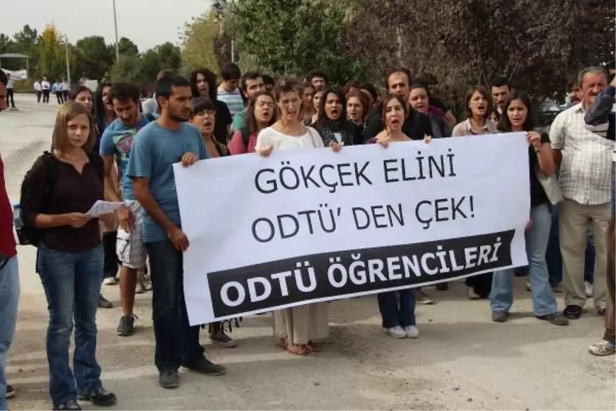 ODTÜ\'de Yol Protestosu