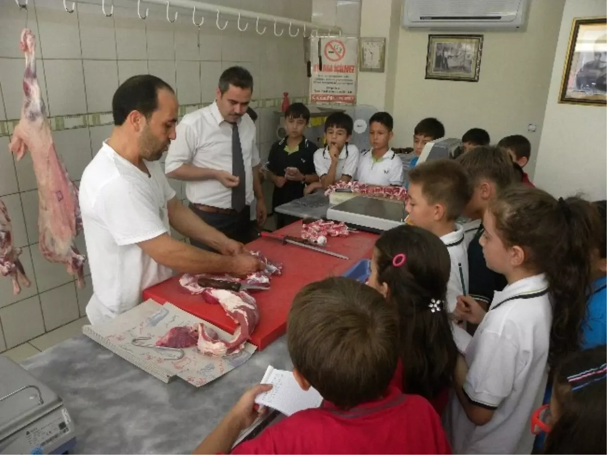 Öğrencilere Kasapta Fen Dersi