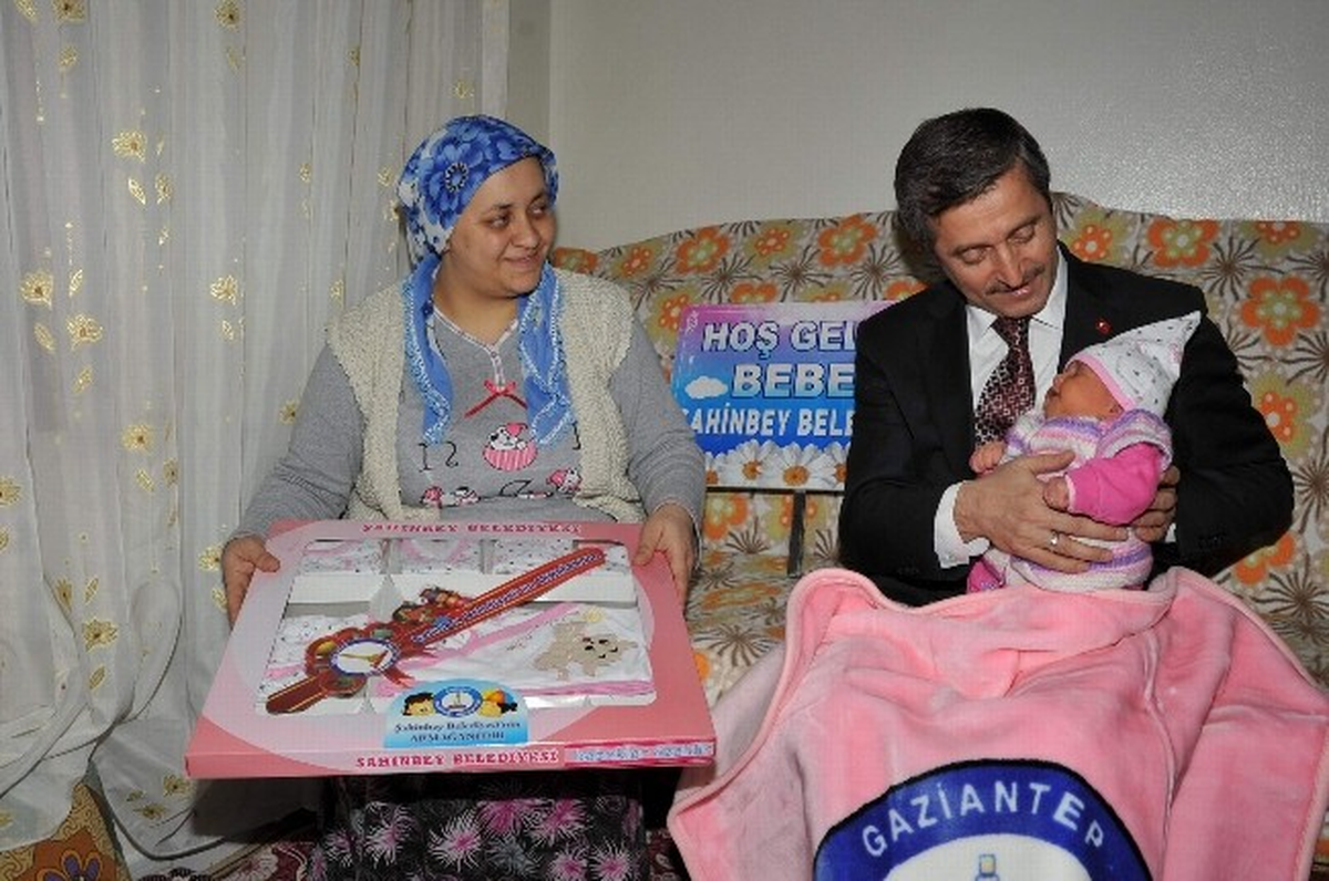 Şahinbey Belediyesi 13 Bin 139 Bebeğe Hoşgeldine Gitti