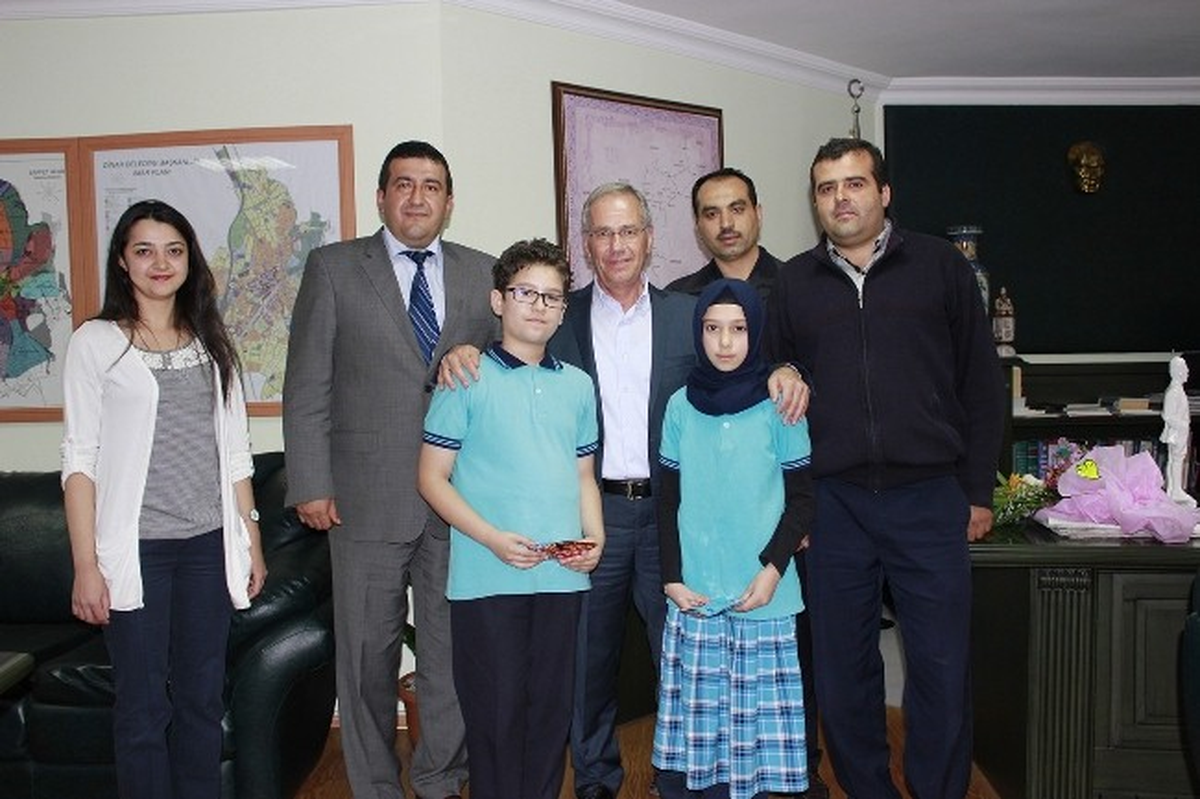 Dinar İmam Hatip Ortaokulu\'ndan Başkan Acar\'a Ziyaret