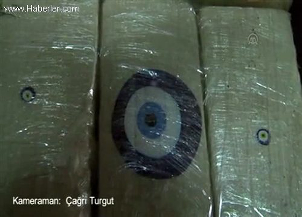 Eroin paketlerinde nazar boncuğu