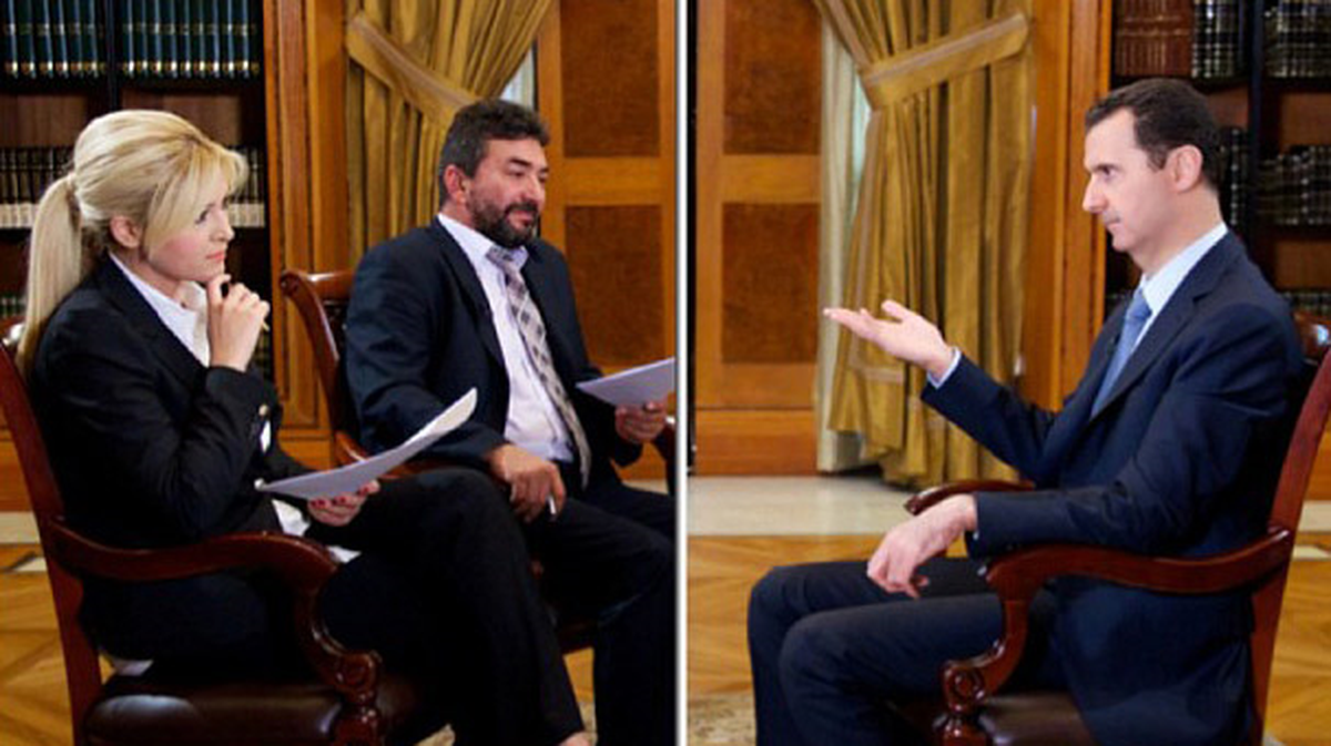 Halk TV Esad İle Röportaj Yaptı