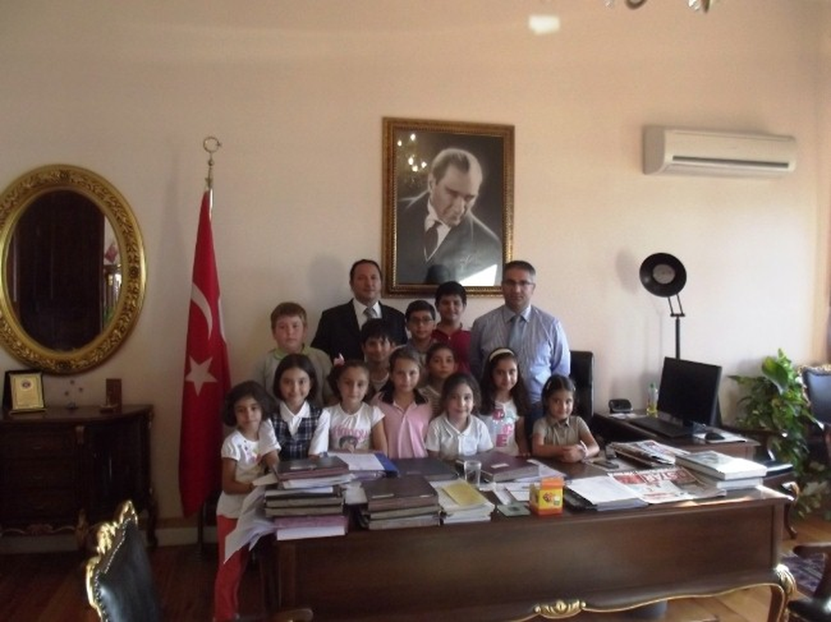 Öğrencilerden Kaymakam Yavuz\'a Ziyaret