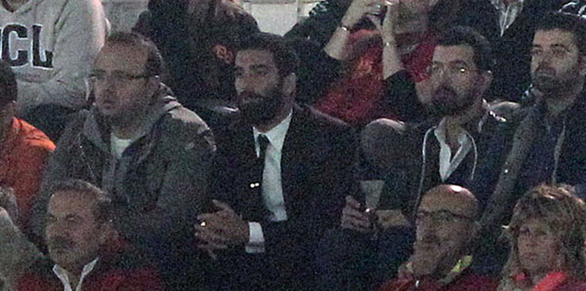 Arda Turan, Juventus-Galatasaray Maçını Tribünden İzledi