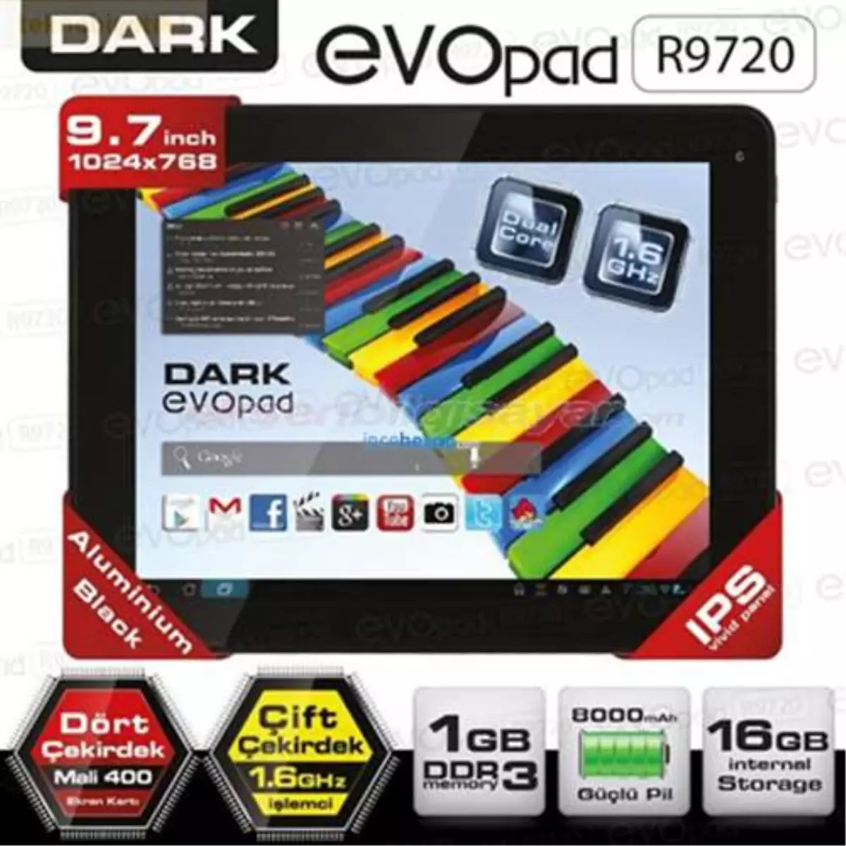 Dark Dk-Pc-Evor9720 Tablet Pc