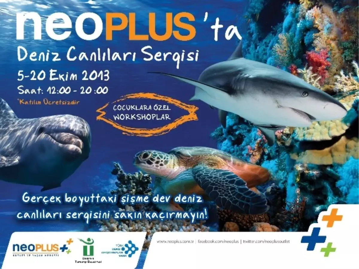Deniz Canlıları Sergisi Neoplus\'ta