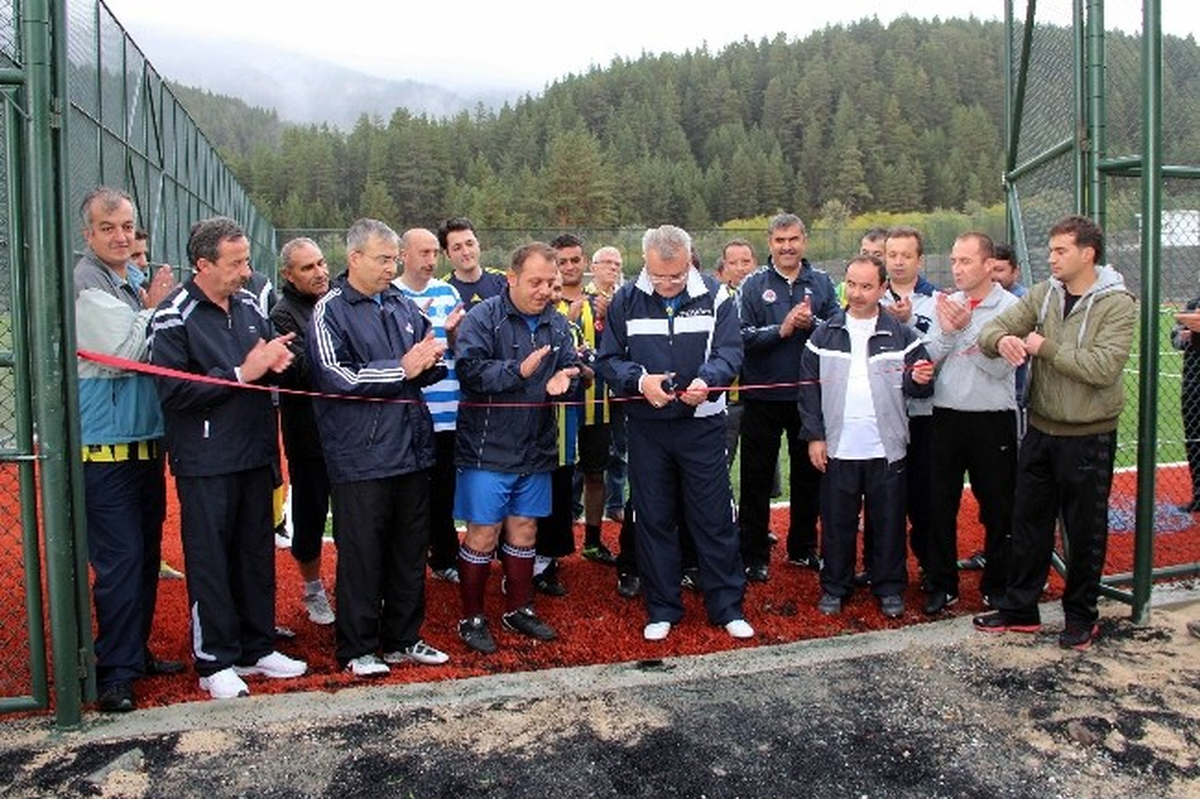 Ilgaz Dağı\'na Futbol Sahası Yapıldı