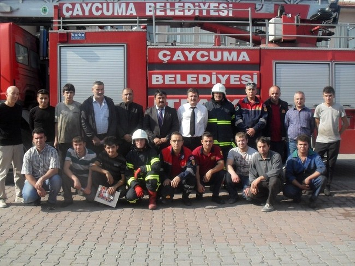 Küçük Sanayi Sitesi Esnafına Yangın Eğitimi