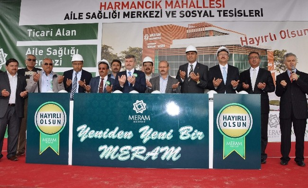 Meram\'da Aile Sağlığı Merkezi\'nin Temeli Atıldı