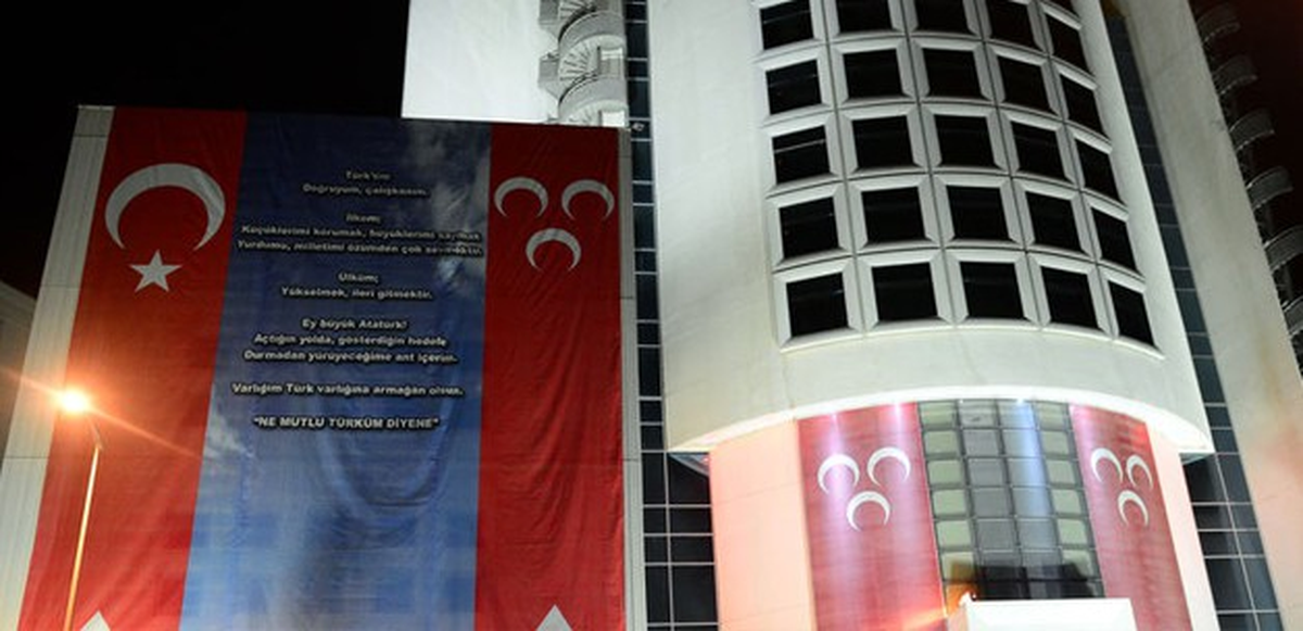 MHP Genel Merkezi\'ne \'Andımız\' Asıldı