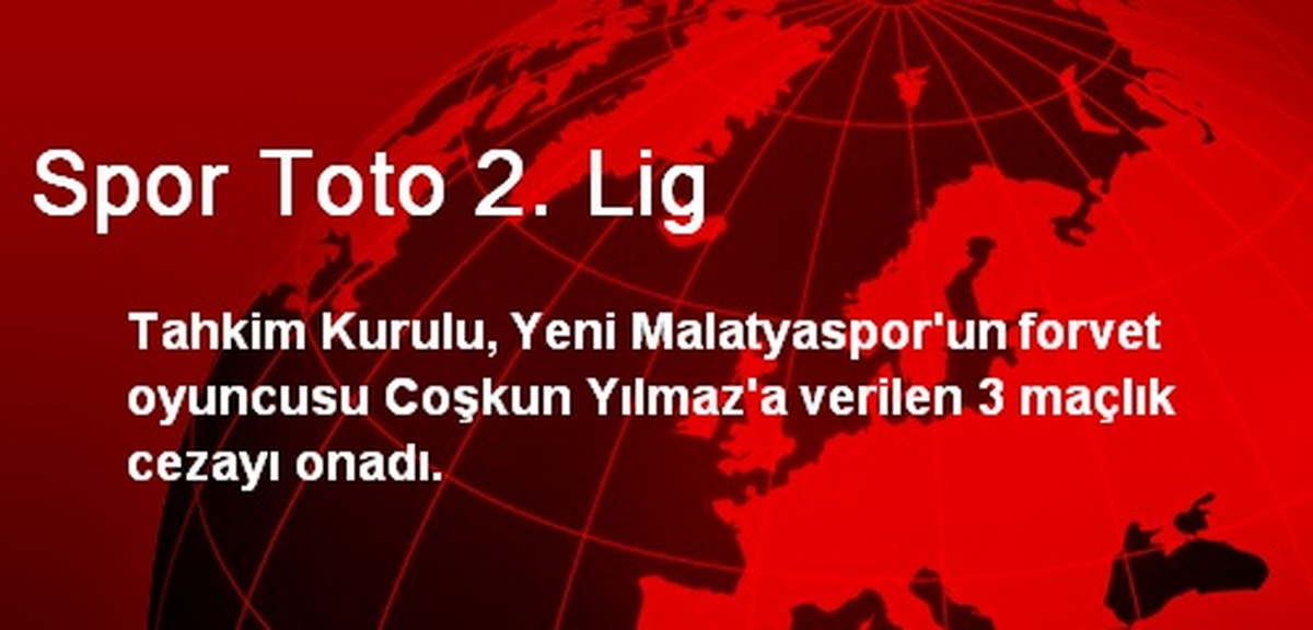 Spor Toto 2. Lig