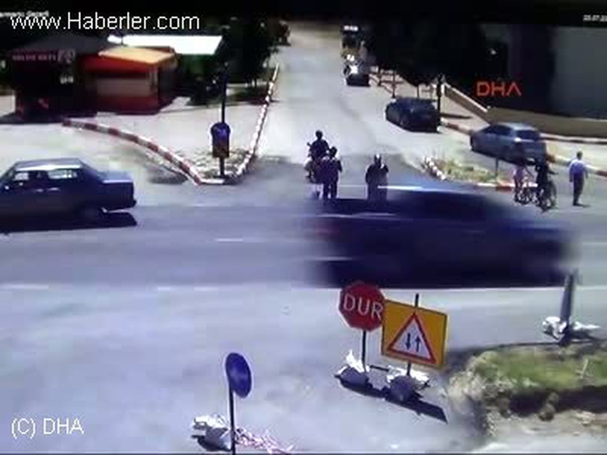 Tavşanlı\'daki Kazalar Mobese Kameralarında
