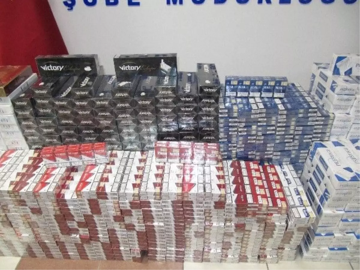 Gümrük Kaçağı Bin 500 Paket Sigara Ele Geçirildi
