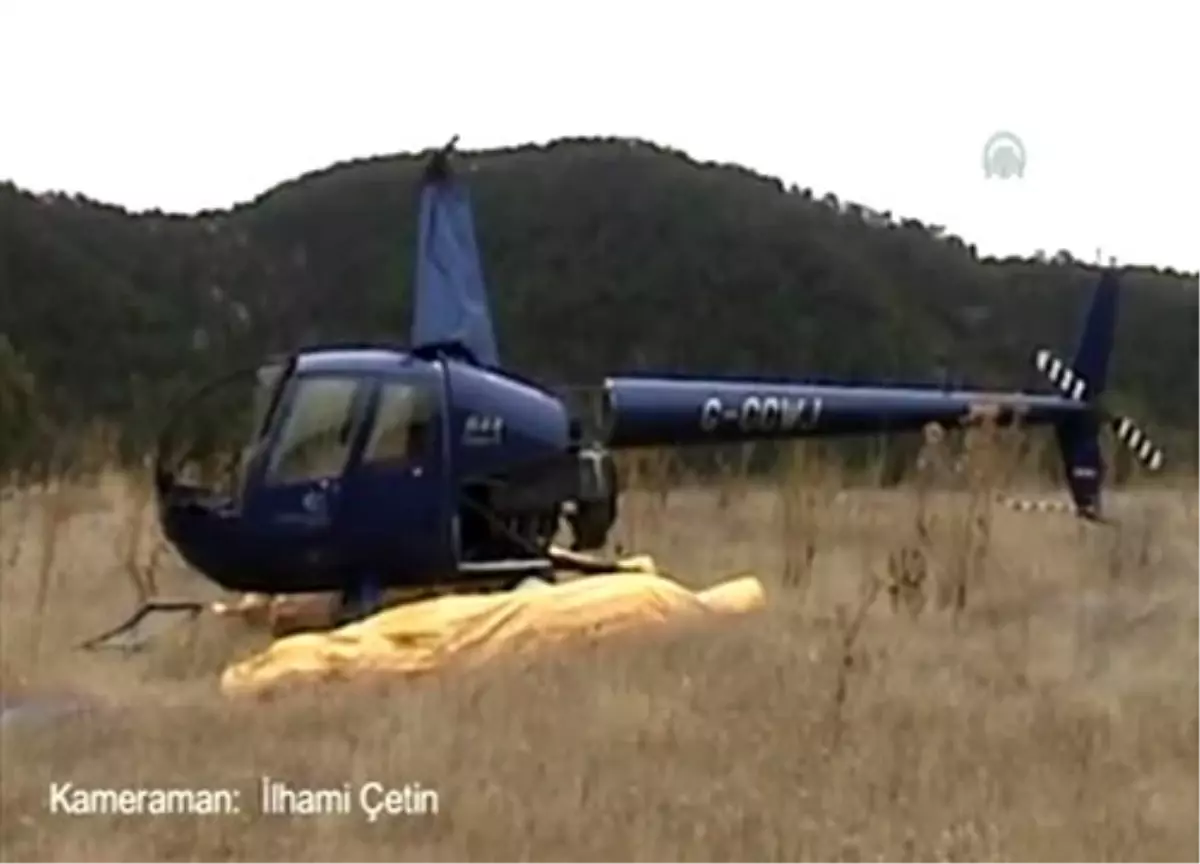 Helikopter sahibini bekliyor