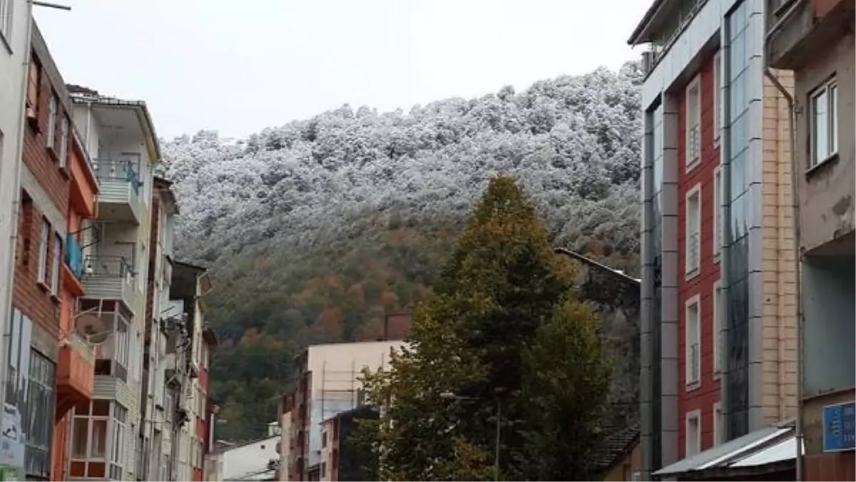 Ordu\'ya Mevsimin İlk Karı Yağdı