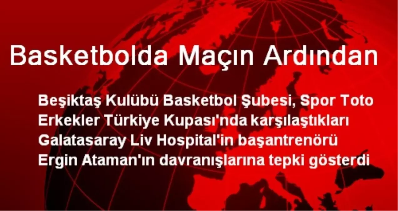 Basketbolda Maçın Ardından